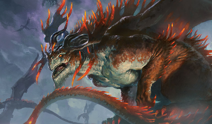 Dragão Soberano Atarka | Arte de: Karl Kopinski